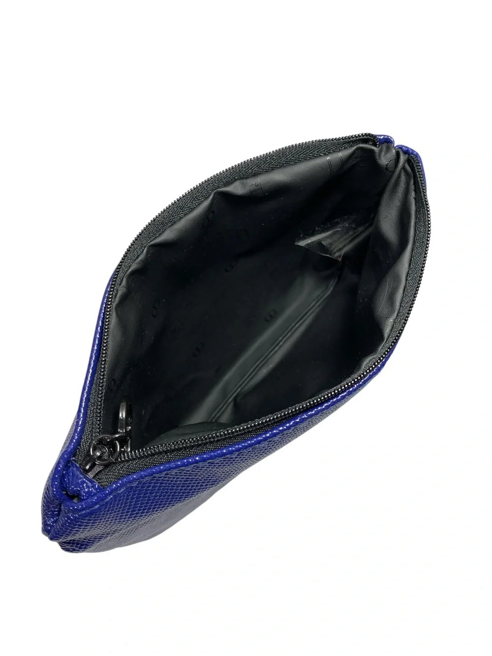 Dior Cosmetic Beauty Pouch VIP Leatherette Novelty GWP Deep Blue Embossed Logo